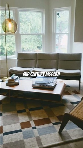 Mid Century Modern small living room style ideas #coffee