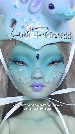 Let's create some adorable companions for our alien princess! ‪@PidginDoll‬ x ‪@TinaYuArtist‬