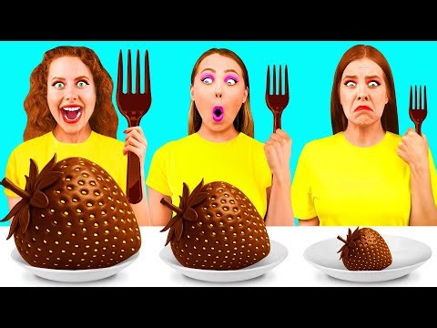 Big, Medium and Small Plate Challenge | Kitchen Hacks and Tricks by MeMeMe Challenge