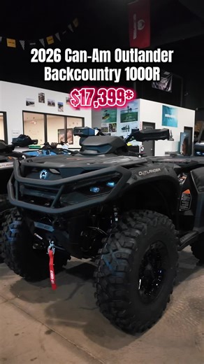 Now available, 2026 Can-Am Outlander Backcountry 1000R in Multicam Dark Camo *Does not include freight, prep, DMV, or sales tax #canam #canamoutlander #outlander1000r #atv #atvlifestyle