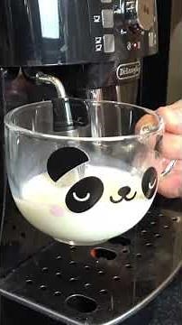 How to use the milk frother (cappuccino) on the DeLonghi Magnifica S coffee machine