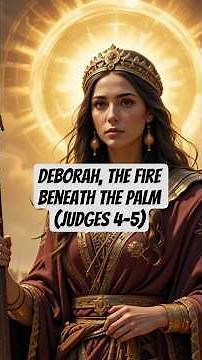 Deborah, The Fire Beneath the Palm (Judges 4–5). #DeborahTheProphetess #BibleStory #JaelAndSisera