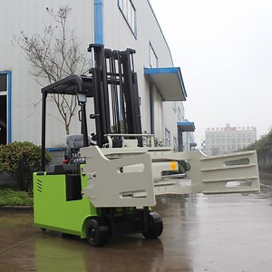[Hot Item] Electric Forklift with Bale Clamp Cotton Bale Clamp Rotating Attachment