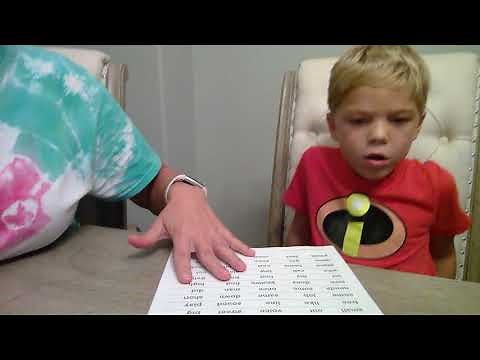 Kindergarten Dibels Reading Demo