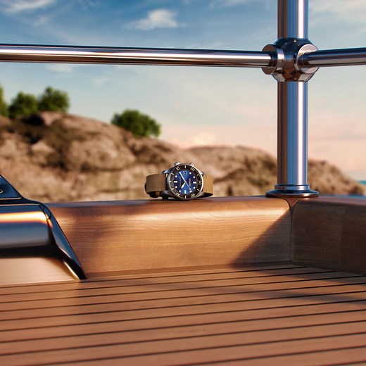 Rediscover dive watch heritage. The Bradner’s inner rotating bezel and neo-vintage style make it a true icon of underwater exploration. | Spinnaker