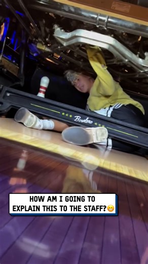 I got banned from the bowling alley for this 🎳😰 #bowling #machine #fail | UNILAD Tech