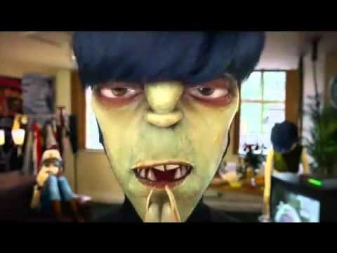 Gorillaz in Dressing Room: All 3 Parts together