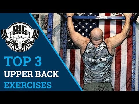 TOP 3 Upper Back Exercises For A Big Bench Press!