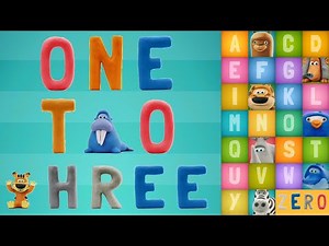 Talking ABC – Numbers from 0 to 20 for Kids – Fun with Talking Clay Animals