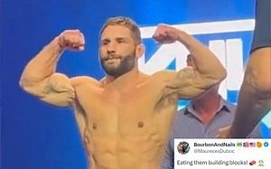 "Eating them building blocks" - Chad Mendes' "jacked" avatar during BKFC weigh-in triggers shockwaves through MMA Twitter