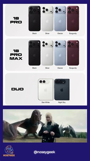 These are the new iPhone 18 Pro, iPhone 18 Pro Max, and iPhone Duo colors 🔥