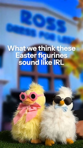 When the whole squad pulls up to Ross. 🐰 🐣🐶 Who are you taking home? | Ross Dress for Less