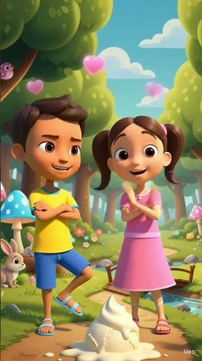 Happy Moment 😂🦋 | Boby & Tina | #happycartoon #nurserycartoon #kidscartoon