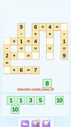 Math Crossword #youtubeshorts #gameplay #gaming #bgmi #shorts