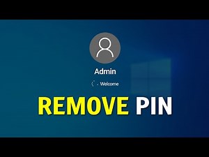 How to Remove PIN from Windows 10