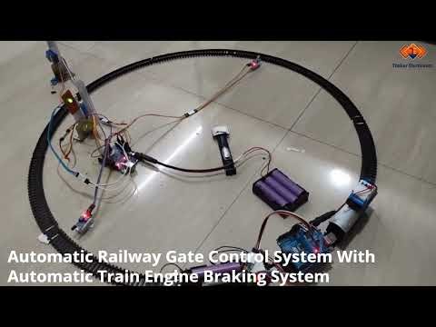 Automatic Railway Gate Control System With Automatic Train Engine Braking System