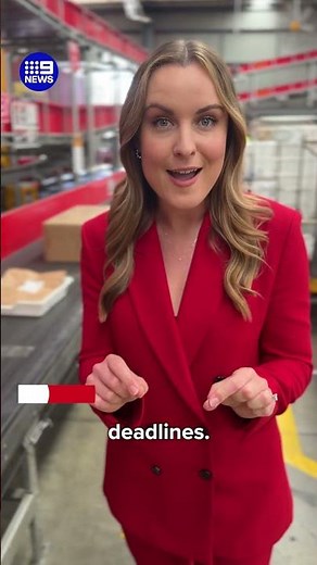 Inside Auspost's busiest day of the year | 9 News Australia