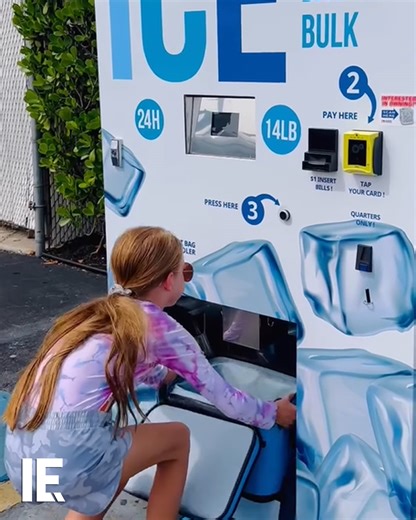 133K views · 785 reactions | With a swipe of a card, this machine provides fresh ice for the perfect summer vacation. : ice.rebus / IG | Interesting Engineering | Facebook