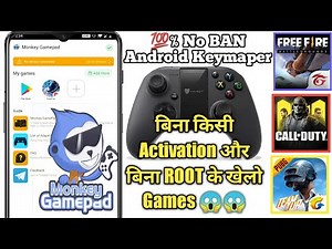 Monkey Gamepad - No Activation/Root 😱😱 Controller Keymapper for Android - BGMI/FREE FIRE/CODM/PUBG