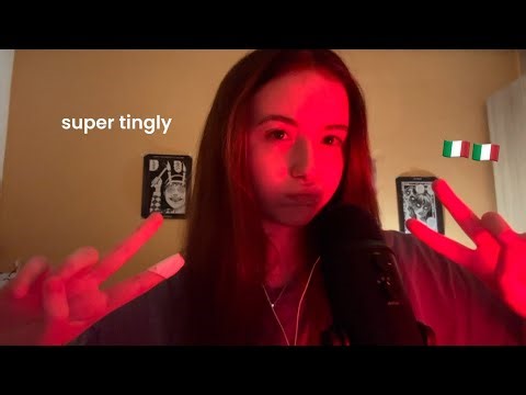 asmr teaching you *tingly* italian words (clicky whisper & repeating words) 🕯️˗ˏˋ📕ꔛ🇮🇹ˎˊ˗