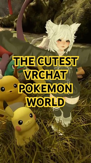 They follow you around & look into your eyes 😭✨AVI-Soshi #vrchat #vrchatworld #pokemon #vrcplus