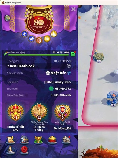 Phase 1 Pre-KvK Achievements in Rise of Kingdoms