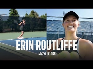 Practice Day in the Life with Erin Routliffe | WTA Vlogs | Montreal 2025