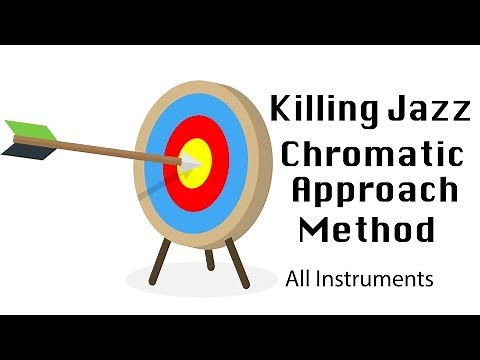 Killing chromatic jazz method for all instruments! (approach note system)