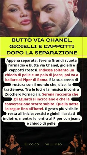 Serena Grandi, la notte al Piper dopo la separazione Dopo gli applausi V61