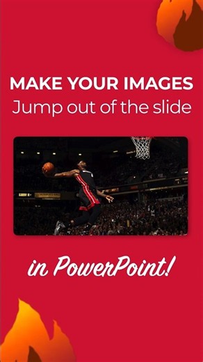 Turn ANY Photo into a 3D Poster in PowerPoint 🏀 (Morph Trick) #powerpointtutorial