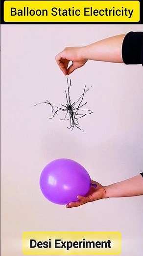 Balloon Static Electricity Experiment | Simple Science Trick for Kids!