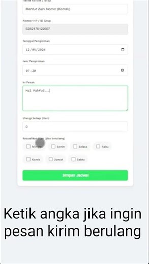 🔥 WhatsApp bisa terkirim otomatis sesuai jadwal langsung dari HP!