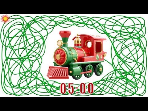 5 Minute Timer Bomb Christmas Train Cookies