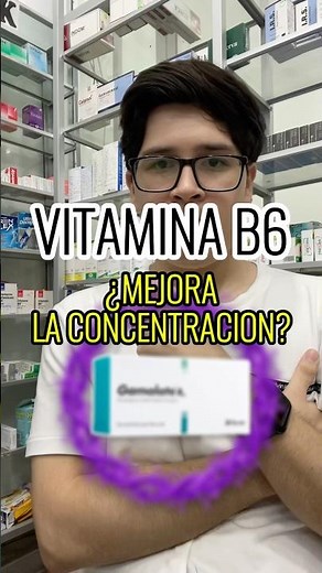 Is vitamin B6 good for memory? 🤔🧠