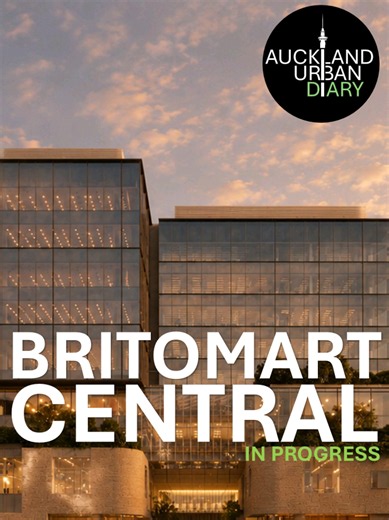 One of the last sites in downtown Auckland is being developed🏗 Britomart central will create a dramatic laneway connecting Waitematā station and Takutai square, all while maintaining a vibrant space for shops and eateries that perfectly blends with the surrounding buildings🏙 📍Britomart, Auckland Follow along for more content on the best of Auckland Urbanism⏯️ #auckland #newzealand #urbanism #urbandesign #architecture