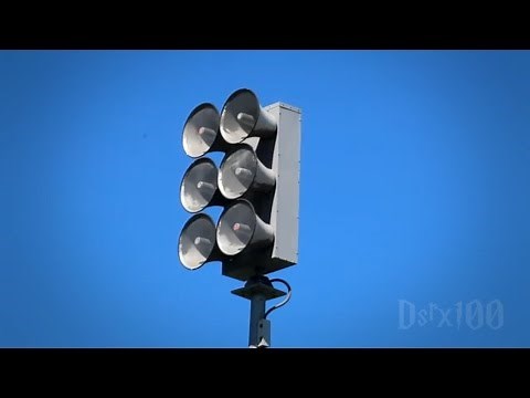 Federal Signal EOWS 612, Alert, Attack, Voice: Mt. Vernon, IL (Jefferson Co. Tornado Siren Test, HD)