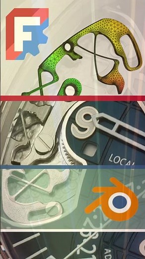 🦀 "The Crab": Flexure Mechanism Animated using FreeCAD & Blender! #PatekPhilippe #FreeCAD #Blender