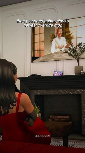 this Sim 4 override mod by ‪@aashwarrplays‬ turns the news channel into The View! || #Sims4Mods