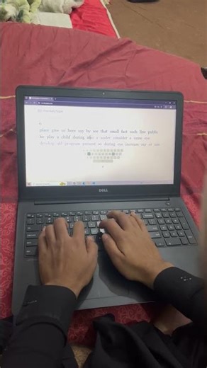 Fast Typing With Laptop