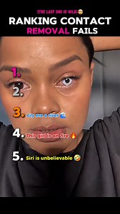 Ranking contact lens removal fails #ranking #contactlens | Makeuptransitiontok