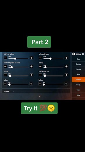 Part 2 Try it 👌..#tacaz #sensitivity #pubg #foryoupage #everyone #foryoupage #pubglover