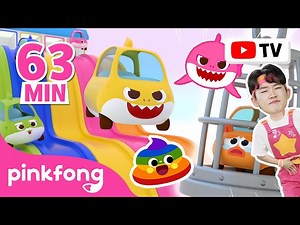 Learn Colors for Kids 🌈 | Cars, Hoi, Baby Shark | Rainbow Poo-Poo | Pinkfong Colors for Kids - Videos For Kids