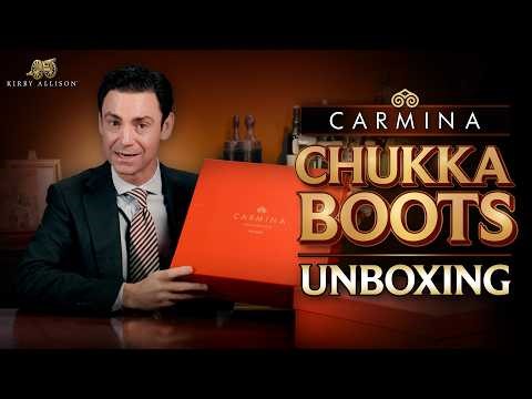 Unboxing Two Carmina Chukka Boots | Custom Made via Carmina MTO | Kirby Allison