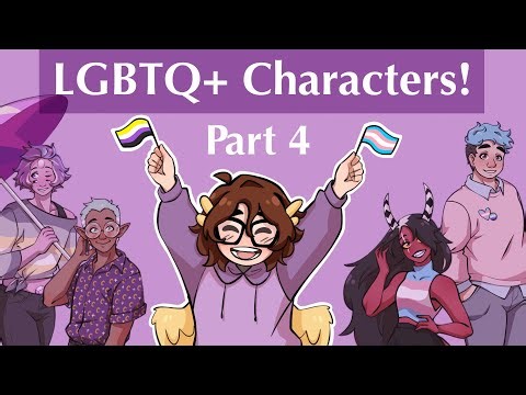 Drawing LGBTQ+ Characters for Pride Month! [PART 4 - Trans + Nonbinary Umbrella]