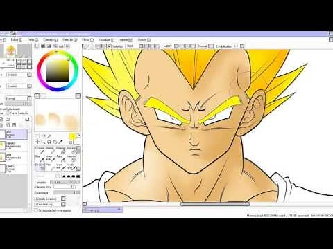 Como pintar um desenho no paint tool sai (Com o mouse)