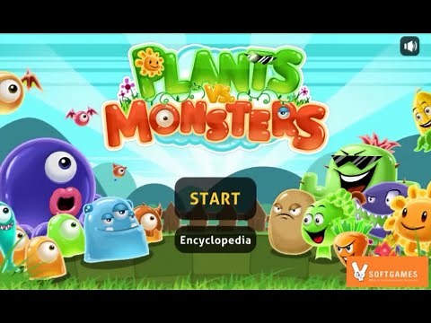 Plants vs Monsters Walkthrough Gameplay (Level 1 - 10) by Kitsune Syo