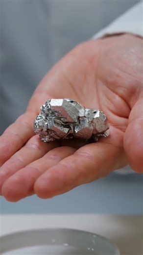 Metal That Melts in Your Hand 😲 | Gallium #chemistry #science