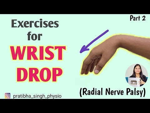 Easy exercises for Wrist Drop | Radial Nerve Palsy | Physiotherapy exercises