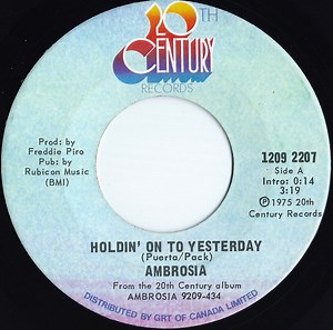 Ambrosia - Holdin' On To Yesterday