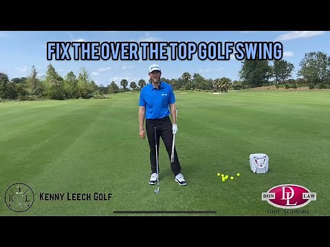 Fix the OVER THE TOP Golf Swing with this Simple Drill